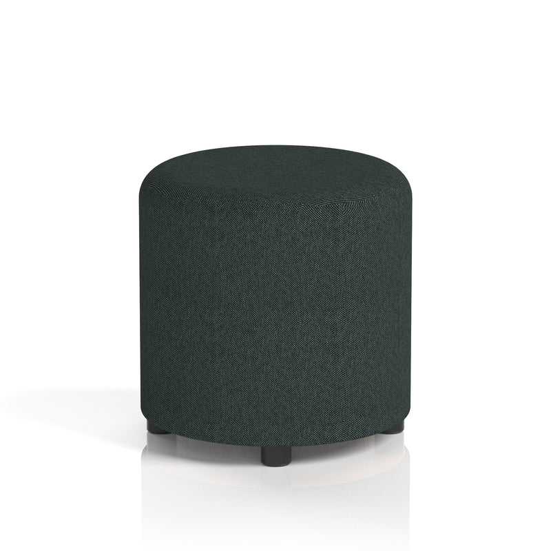 Harlestone Round Stool in Single Tone - Small Rivet - Charcoal Body And Top - Homesplex