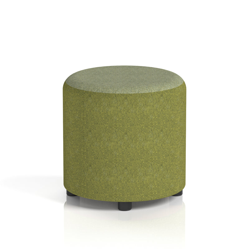 Harlestone Round Stool in Two Tone - Small Rivet - Olive Body Burnish Top - Homesplex