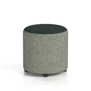 Harlestone Round Stool in Two Tone - Small Rivet - Vitreous Body Charcoal Top - Homesplex
