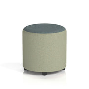 Harlestone Round Stool in Two Tone - Small Main Line Flax - Newbury Body Westminster Top - Homesplex