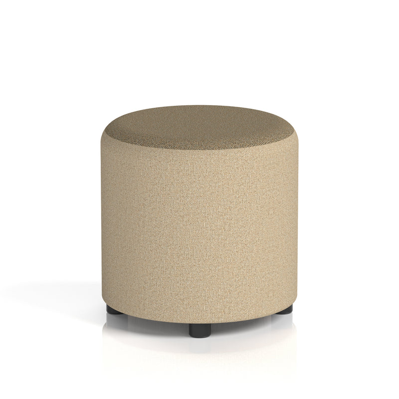 Harlestone Round Stool in Two Tone - Small Main Line Flax - Upminster Body Bank Top - Homesplex