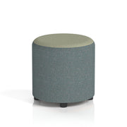 Harlestone Round Stool in Two Tone - Small Main Line Flax - Westminster Body Newbury Top - Homesplex