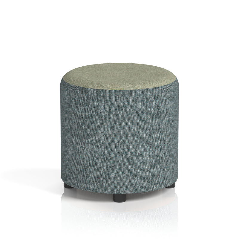 Harlestone Round Stool in Two Tone - Small Main Line Flax - Westminster Body Newbury Top - Homesplex