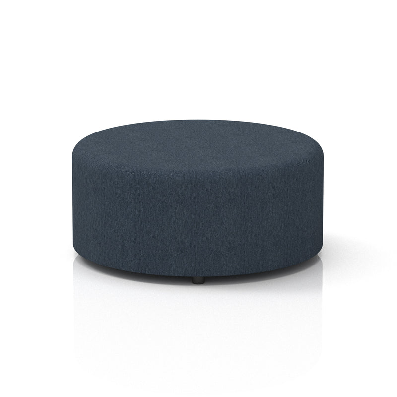 Harlestone Round Stool in Single Tone - Large Rivet - Crucible Body And Top - Homesplex