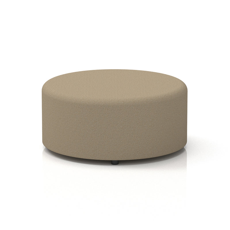 Harlestone Round Stool in Single Tone - Large Main Line Flax - Upminster Body And Top - Homesplex