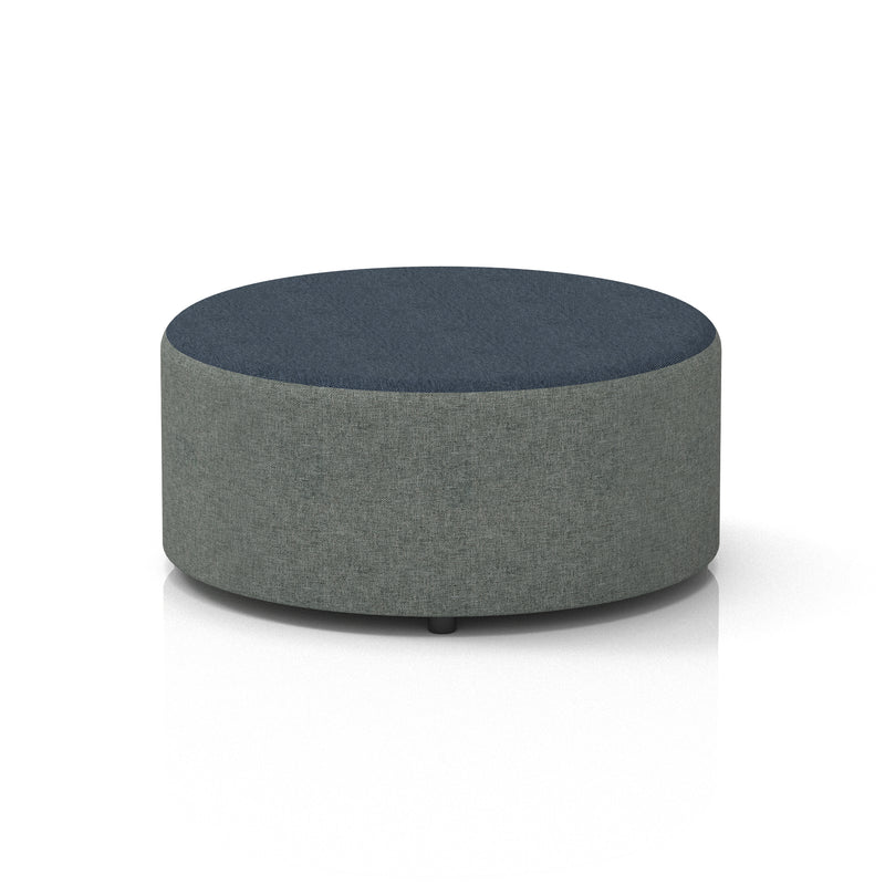 Harlestone Round Stool in Two Tone - Large Rivet - Prime Body Crucible Top - Homesplex