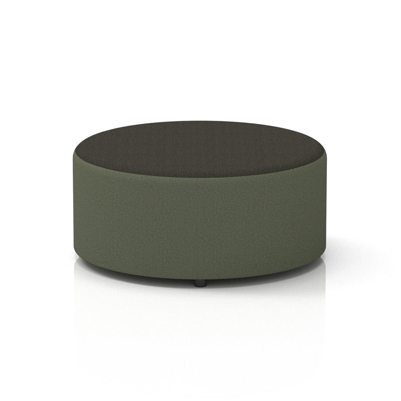 Harlestone Round Stool in Two Tone - Large Main Line Flax - Monument Body Temple Top - Homesplex