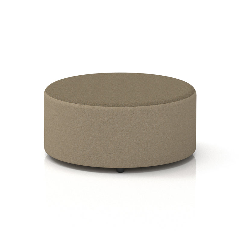 Harlestone Round Stool in Two Tone - Large Main Line Flax - Upminster Body Bank Top - Homesplex