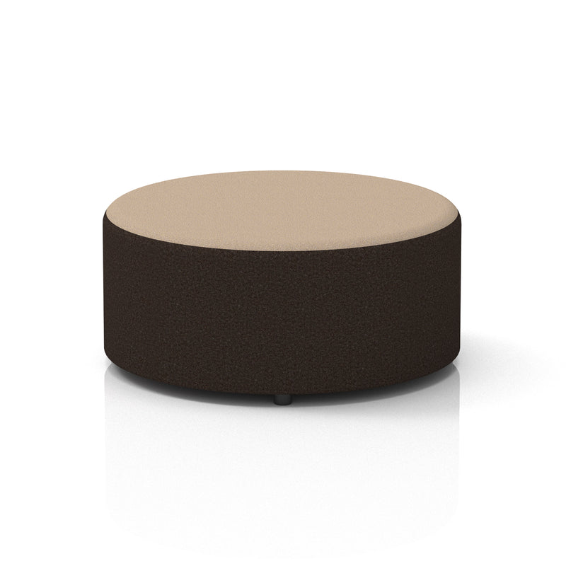 Harlestone Round Stool in Two Tone - Large Synergy - Wed Body Affix Top - Homesplex
