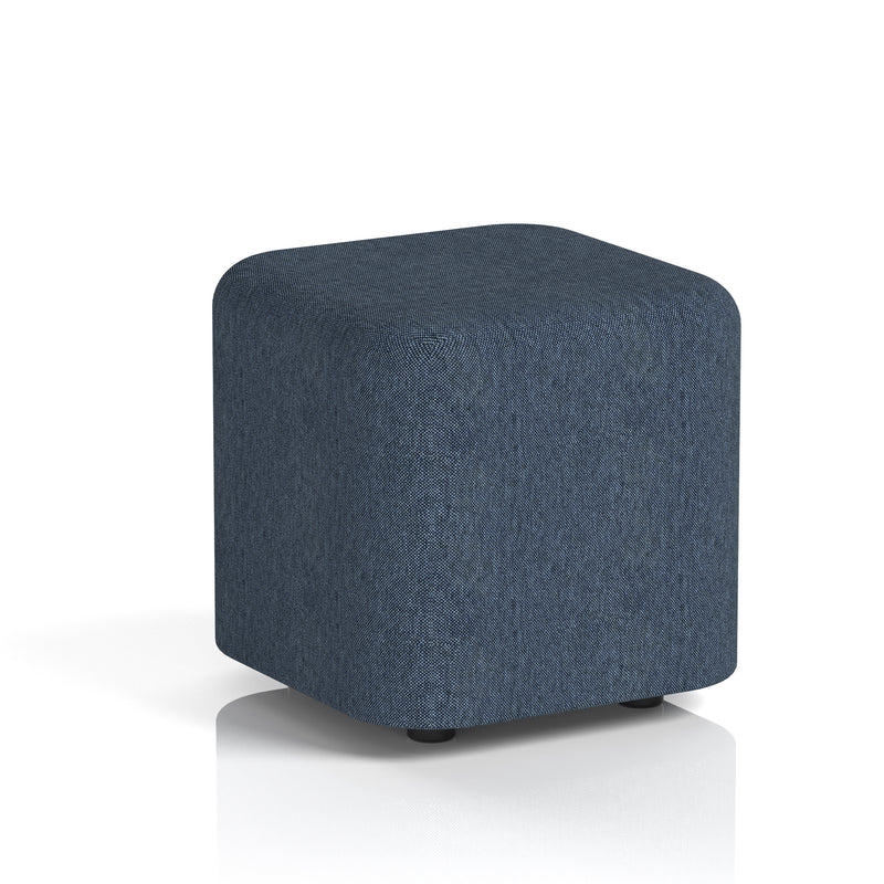 Harlestone Square Stool in Single Tone - Small Square Rivet - Crucible - Homesplex