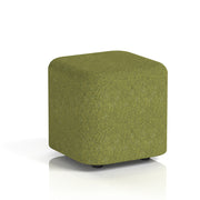 Harlestone Square Stool in Single Tone - Small Square Rivet - Olive - Homesplex