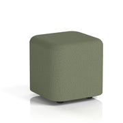Harlestone Square Stool in Single Tone - Small Square Main Line Flax - Monument - Homesplex