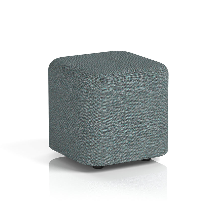 Harlestone Square Stool in Single Tone - Small Square Main Line Flax - Westminster - Homesplex