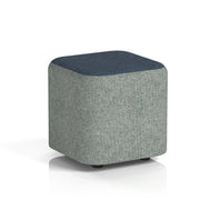 Harlestone Square Stool in Two Tone - Small Square Rivet - Prime Body Crucible Top - Homesplex