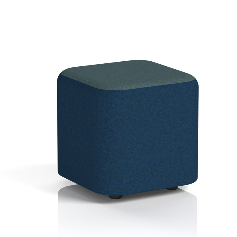 Harlestone Square Stool in Two Tone - Small Square X2 - Calculus Body Polygon Top - Homesplex