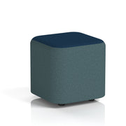 Harlestone Square Stool in Two Tone - Small Square X2 - Polygon Body Calculus Top - Homesplex