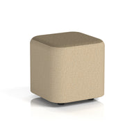 Harlestone Square Stool in Two Tone - Small Square Main Line Flax - Upminster Body Bank Top - Homesplex