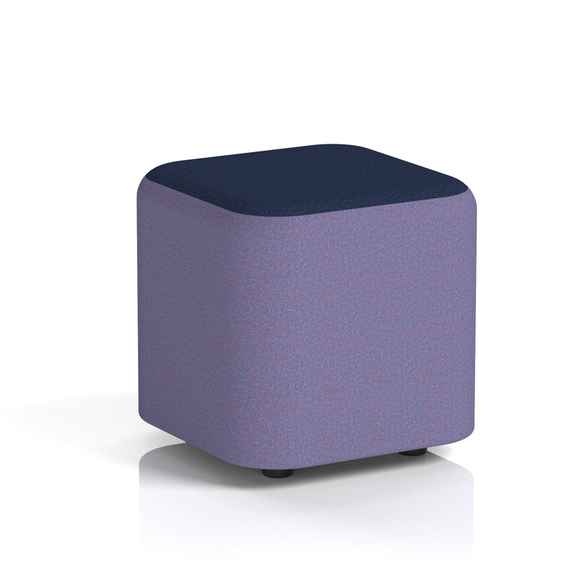 Harlestone Square Stool in Two Tone - Small Square Synergy - Order Body Alike Top - Homesplex