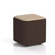 Harlestone Square Stool in Two Tone - Small Square Synergy - Wed Body Affix Top - Homesplex