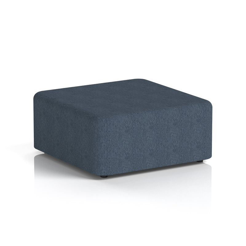 Harlestone Square Stool in Single Tone - Large Square Rivet - Crucible - Homesplex