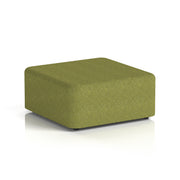 Harlestone Square Stool in Single Tone - Large Square Rivet - Olive - Homesplex