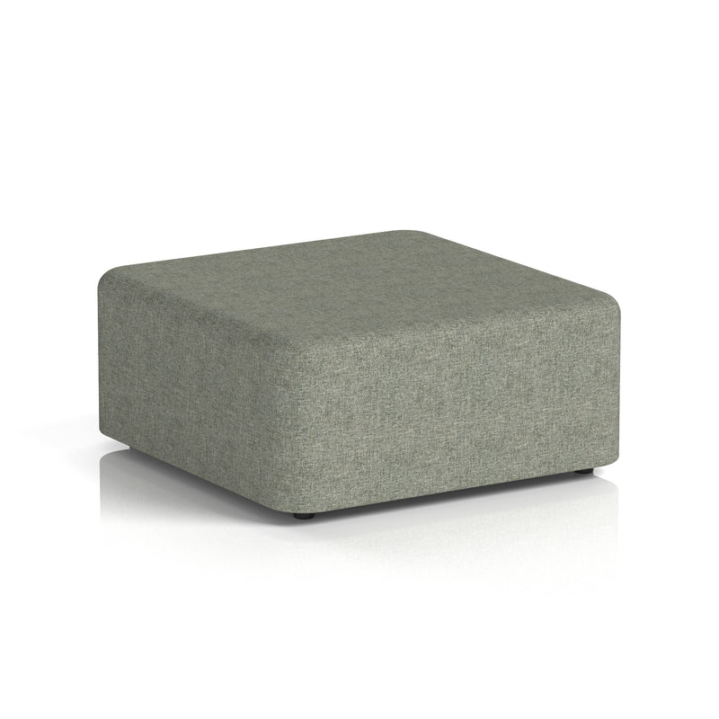 Harlestone Square Stool in Single Tone - Large Square Rivet - Vitreous - Homesplex