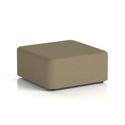 Harlestone Square Stool in Single Tone - Large Square Main Line Flax - Bank - Homesplex