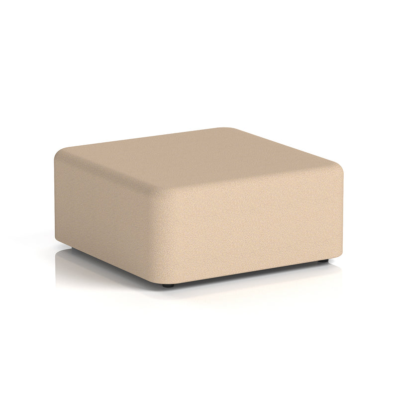 Harlestone Square Stool in Single Tone - Large Square Synergy - Affix - Homesplex