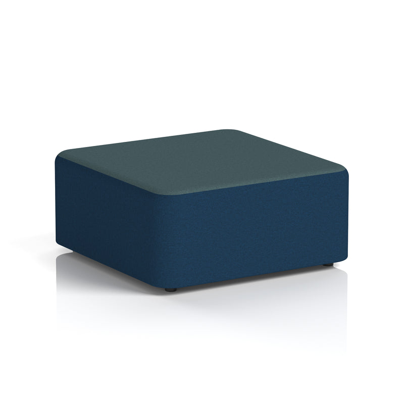 Harlestone Square Stool in Two Tone - Large Square X2 - Calculus Body Polygon Top - Homesplex