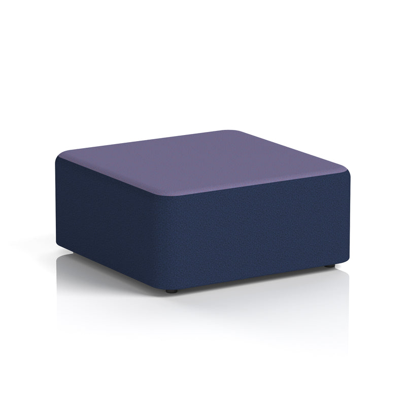 Harlestone Square Stool in Two Tone - Large Square Synergy - Alike Body Order Top - Homesplex