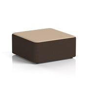 Harlestone Square Stool in Two Tone - Large Square Synergy - Wed Body Affix Top - Homesplex
