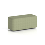 Harlestone Rectangular Stool in Single Tone - Small Rectangular Rivet - Burnish - Homesplex