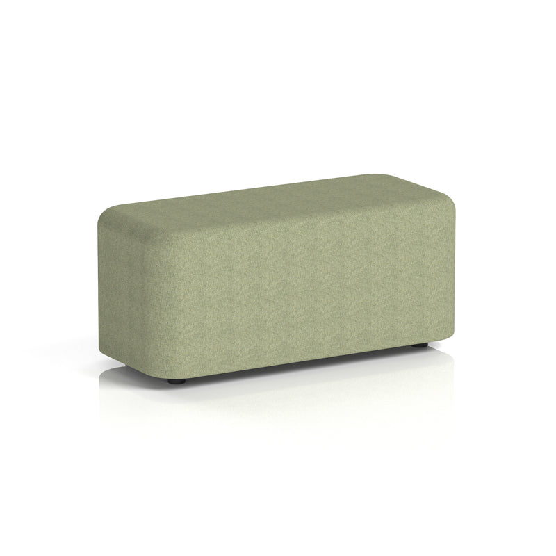 Harlestone Rectangular Stool in Single Tone - Small Rectangular Rivet - Burnish - Homesplex