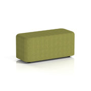 Harlestone Rectangular Stool in Single Tone - Small Rectangular Rivet - Olive - Homesplex