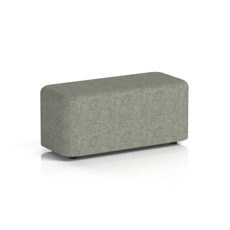 Harlestone Rectangular Stool in Single Tone - Small Rectangular Rivet - Vitreous - Homesplex