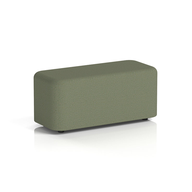 Harlestone Rectangular Stool in Single Tone - Small Rectangular Main Line Flax - Monument - Homesplex