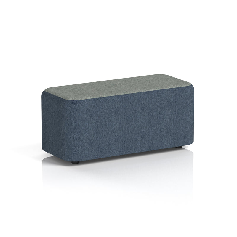 Harlestone Rectangular Stool in Two Tone - Small Rectangular Rivet - Crucible Body Prime Top - Homesplex