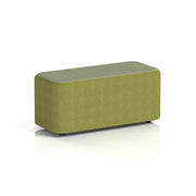 Harlestone Rectangular Stool in Two Tone - Small Rectangular Rivet - Olive Body Burnish Top - Homesplex