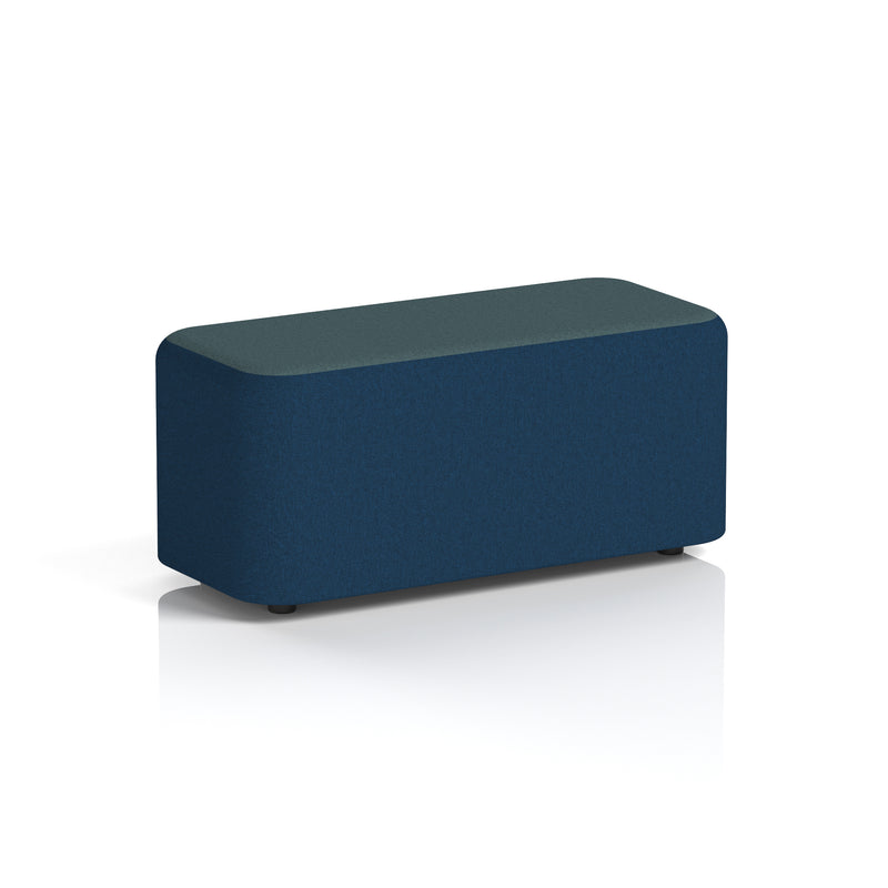 Harlestone Rectangular Stool in Two Tone - Small Rectangular X2 - Calculus Body Polygon Top - Homesplex