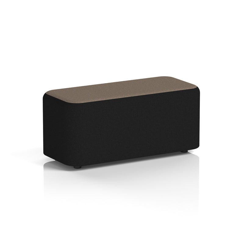Harlestone Rectangular Stool in Two Tone - Small Rectangular X2 - Diameter Body Theory Top - Homesplex