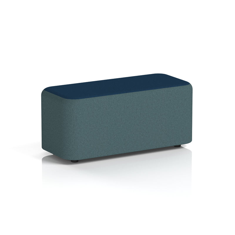 Harlestone Rectangular Stool in Two Tone - Small Rectangular X2 - Polygon Body Calculus Top - Homesplex