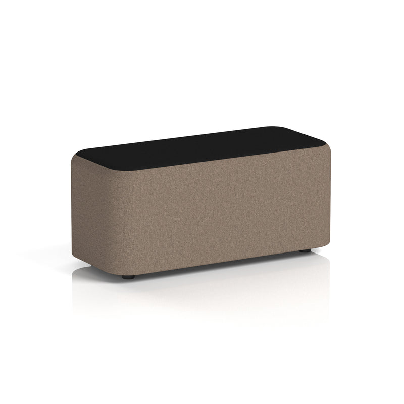Harlestone Rectangular Stool in Two Tone - Small Rectangular X2 - Theory Body Diameter Top - Homesplex
