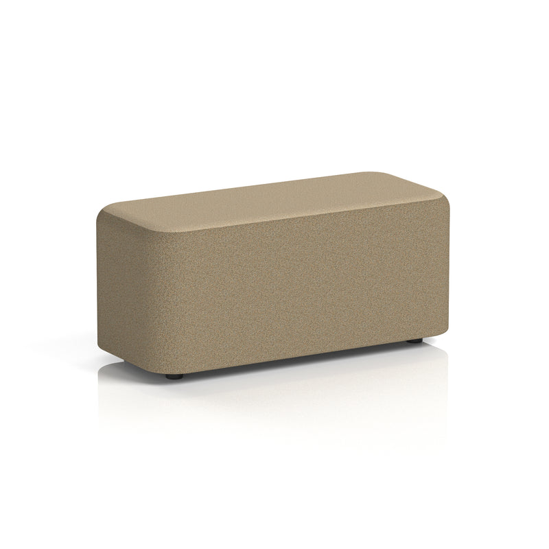 Harlestone Rectangular Stool in Two Tone - Small Rectangular Main Line Flax - Bank Body Upminster Top - Homesplex