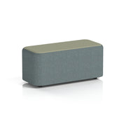 Harlestone Rectangular Stool in Two Tone - Small Rectangular Main Line Flax - Westminster Body Newbury Top - Homesplex