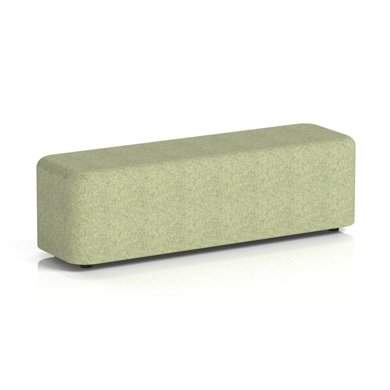 Harlestone Rectangular Stool in Single Tone - Large Rectangular Rivet - Burnish - Homesplex