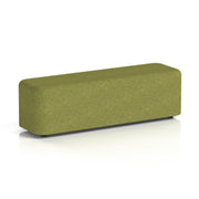 Harlestone Rectangular Stool in Single Tone - Large Rectangular Rivet - Olive - Homesplex