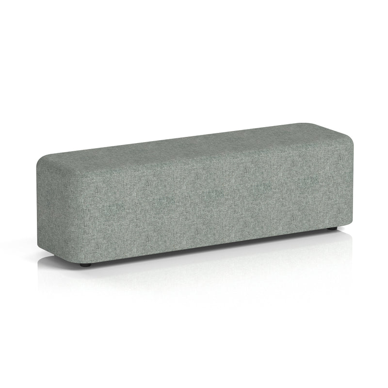 Harlestone Rectangular Stool in Single Tone - Large Rectangular Rivet - Prime - Homesplex