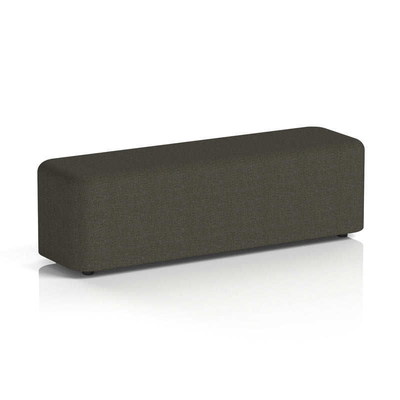 Harlestone Rectangular Stool in Single Tone - Large Rectangular Main Line Flax - Temple - Homesplex