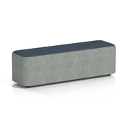 Harlestone Rectangular Stool in Two Tone - Large Rectangular Rivet - Prime Body Crucible Top - Homesplex