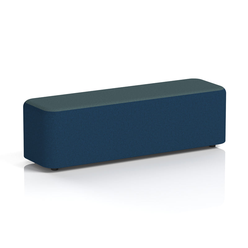 Harlestone Rectangular Stool in Two Tone - Large Rectangular X2 - Calculus Body Polygon Top - Homesplex